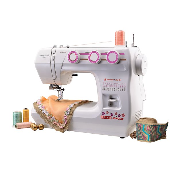 Usha Janome Wonder Stitch Plus Automatic zig zag sewing machines - Murthy Sewing Machines Chennai
