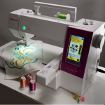 Usha Janome Memory Craft 450E Computer Embroidery Machine - Image 3