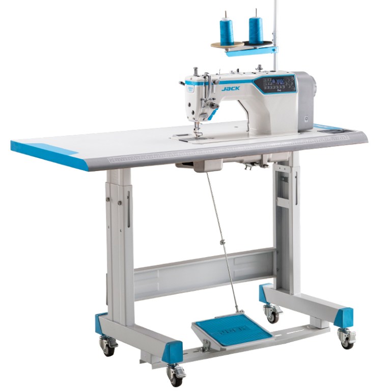 Jack A4B Single Needle Direct Drive Fully Automatic Lockstitch Industrial Sewing Machine Set