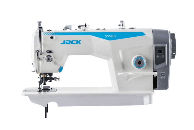Jack 5558G Lockstitch Sewing Machine with Edge Cutter - Murthy Sewing Machines in Chennai