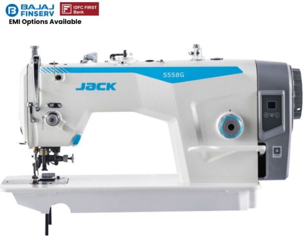 Jack 5558G Lockstitch Sewing Machine with Edge Cutter