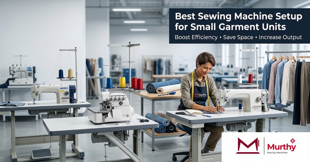 What Is the Best Sewing Machine Setup for Small Garment Units? - Murthy Sewing Machine
