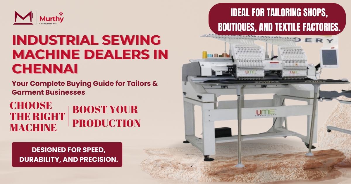 Industrial Sewing Machine Dealers in Chennai - Murthy Sewing Machines