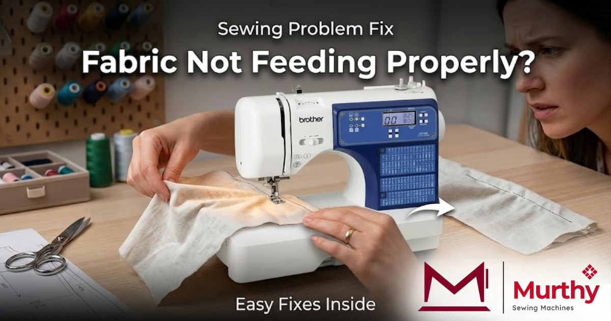 Why Is My Fabric Not Feeding Properly in Sewing Machine - Murthy Sewing Machine