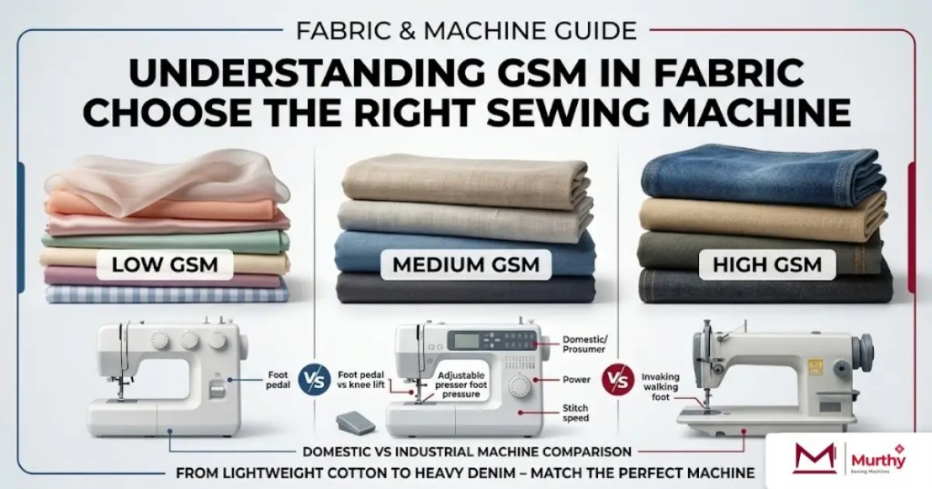 What Is GSM in Fabric? Sewing Machine Selection Guide - Murthy Sewing Machines