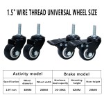 Industrial Sewing Machine Swivel Castors Locking Wheels - Murthy Sewing Machines